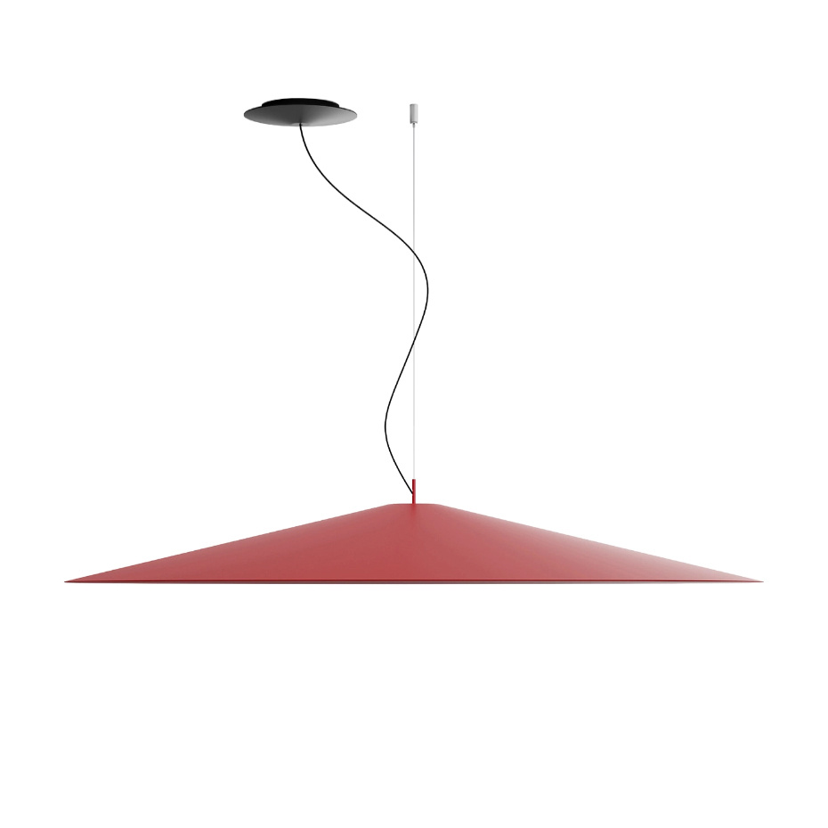 Luceplan Koinè A07S11WN Pendel Ø110cm Matt Red