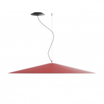 Luceplan Koinè A07S11WN Pendel Ø110cm Matt Red Luceplan Koinè A07S11WN Pendel Ø110cm Matt Red