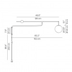 Malamata B01A22 Vägglampa Opal Glass/Matt Black Malamata B01A22 Vägglampa Opal Glass/Matt Black