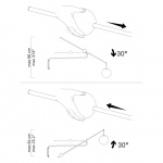 Malamata B01A22 Vägglampa Opal Glass/Matt Black Malamata B01A22 Vägglampa Opal Glass/Matt Black