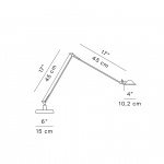 Luceplan Berenice D12N Bordslampa Black Berenice D12N Bordslampa Black