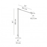 Luceplan Berenice D12NT Golvlampa Black Berenice D12NT Golvlampa Black