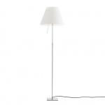 Luceplan Costanza D13tc Golvlampa Aluminium/White Luceplan Costanza D13tc Golvlampa Aluminium/White