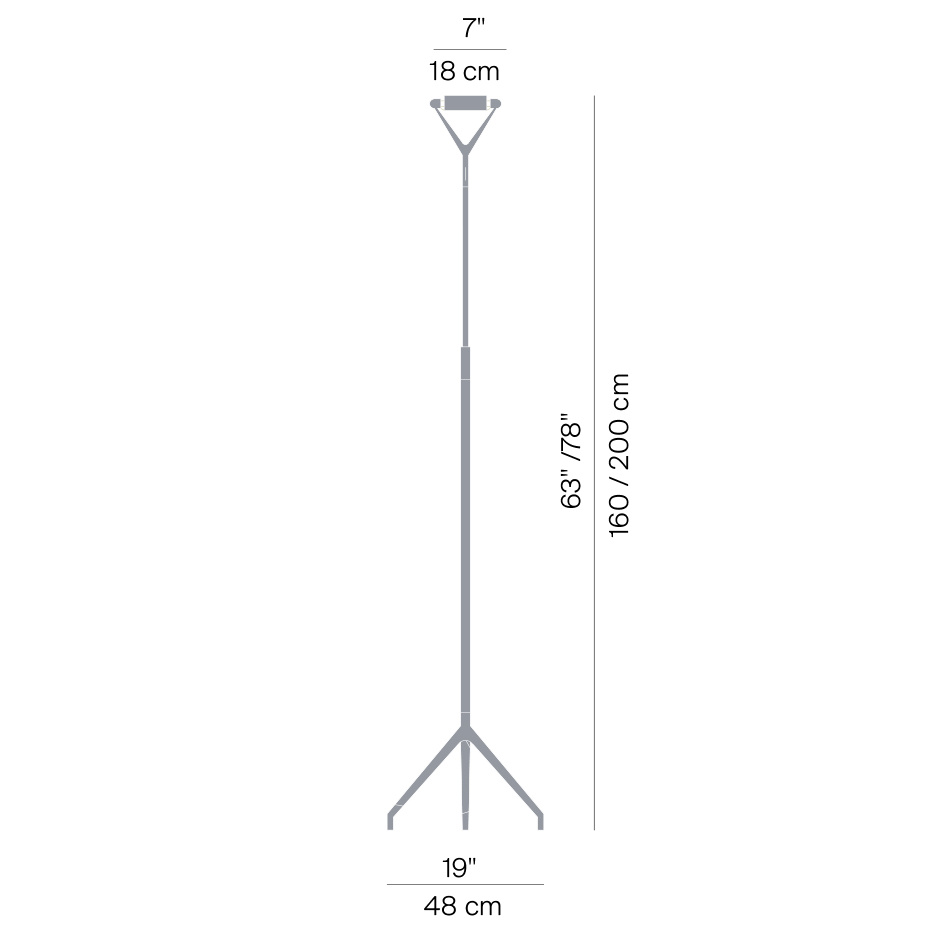 Lola D15ND Golvlampa Black