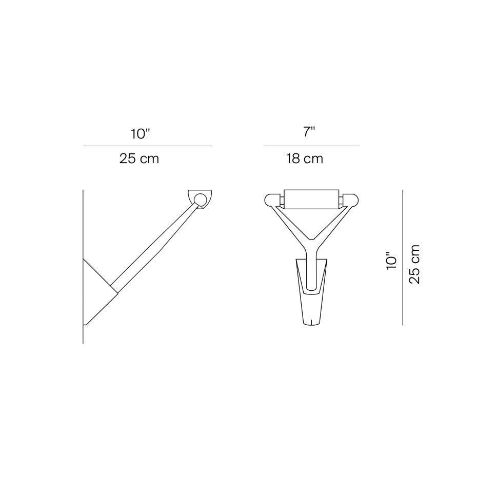 Lola D15NA1 Vägglampa Aluminium