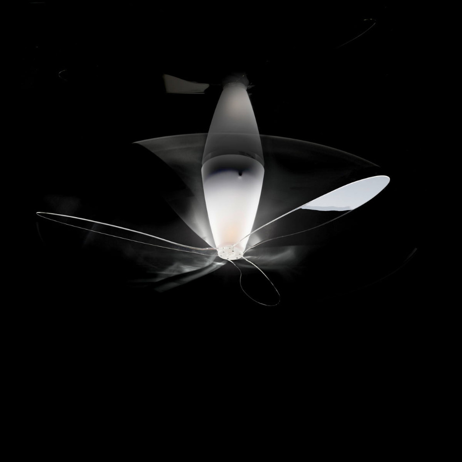 Blow D28/1 Taklampa/Takfläkt Transparent