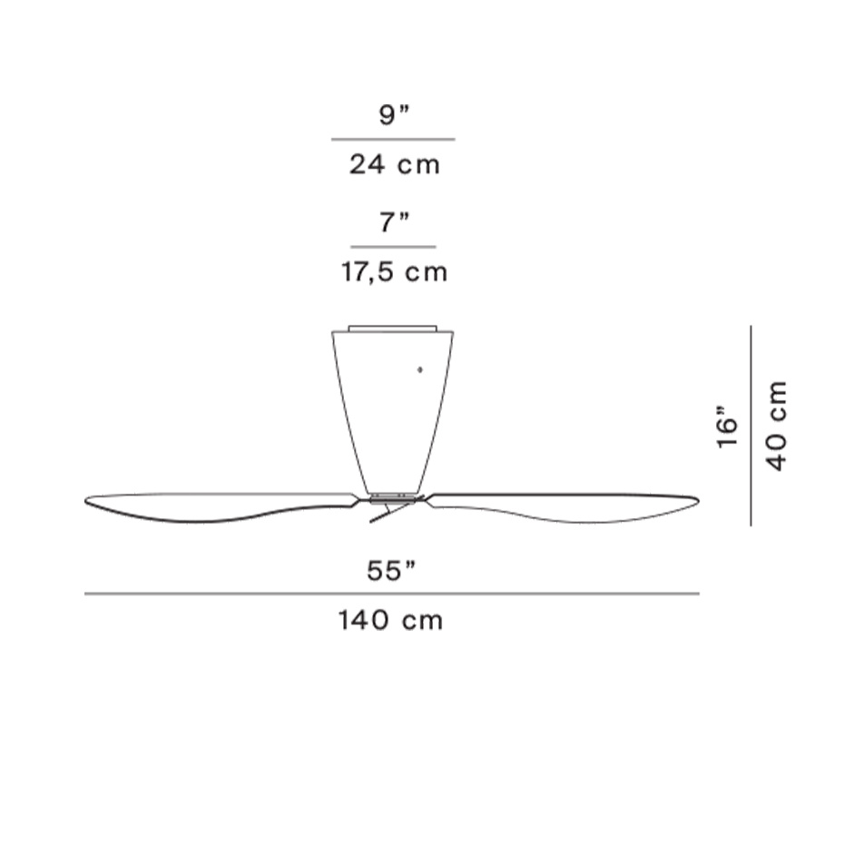 Blow D28/1 Taklampa/Takfläkt Multicolour