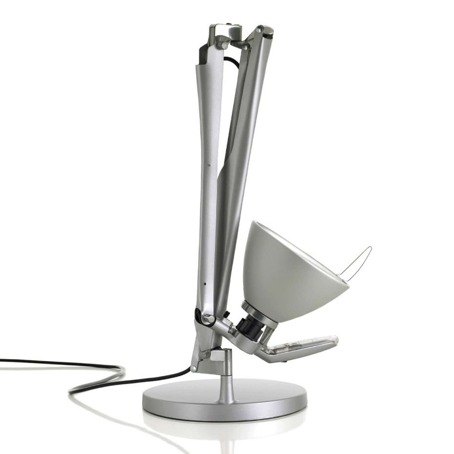 Luceplan Fortebraccio D33N.100 Bordslampa Glossy White