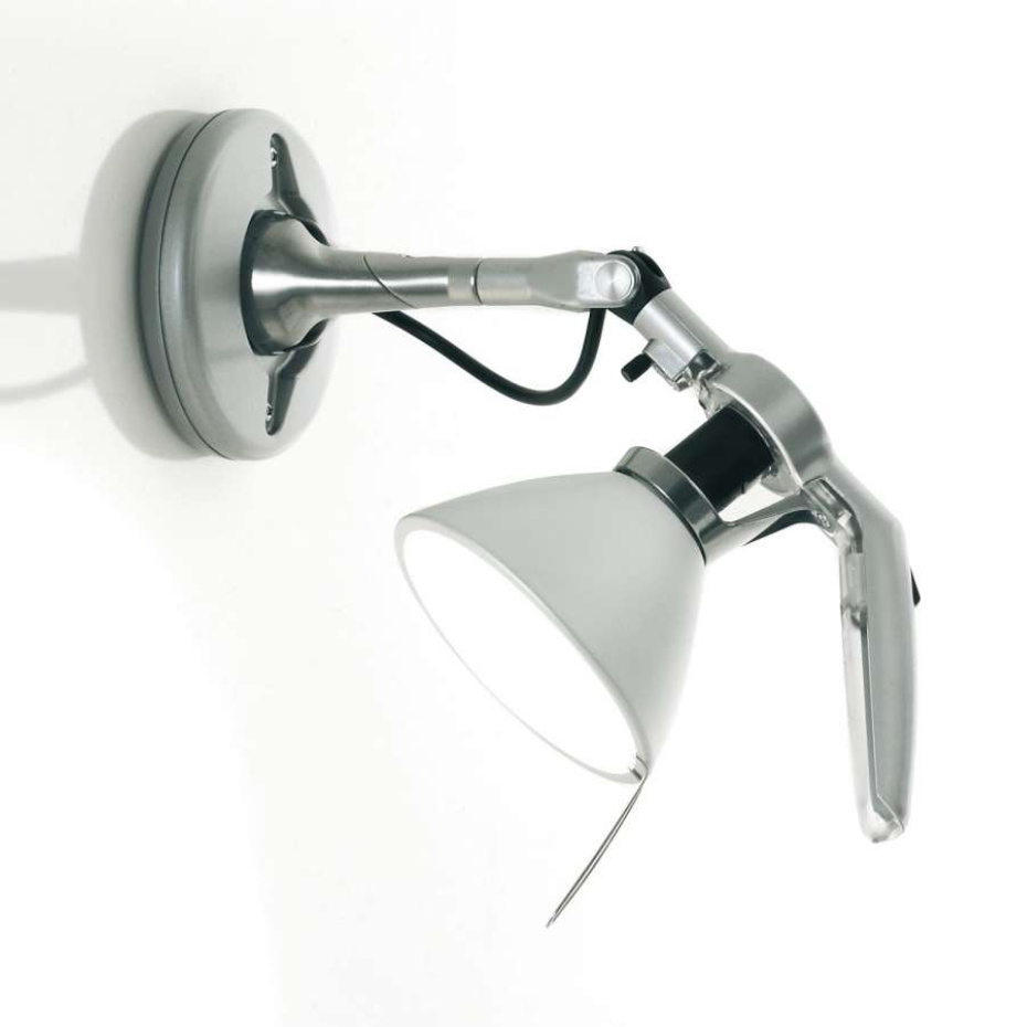 Luceplan Fortebraccio D33Nsp.60 Taklampa/Vägglampa Black Soft Touch