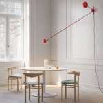 Luceplan Counterbalance D73N Vägglampa Red Luceplan Counterbalance D73N Vägglampa Red