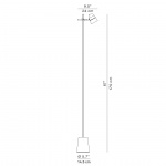 Luceplan Counterbalance D73T Golvlampa Black Luceplan Counterbalance D73T Golvlampa Black