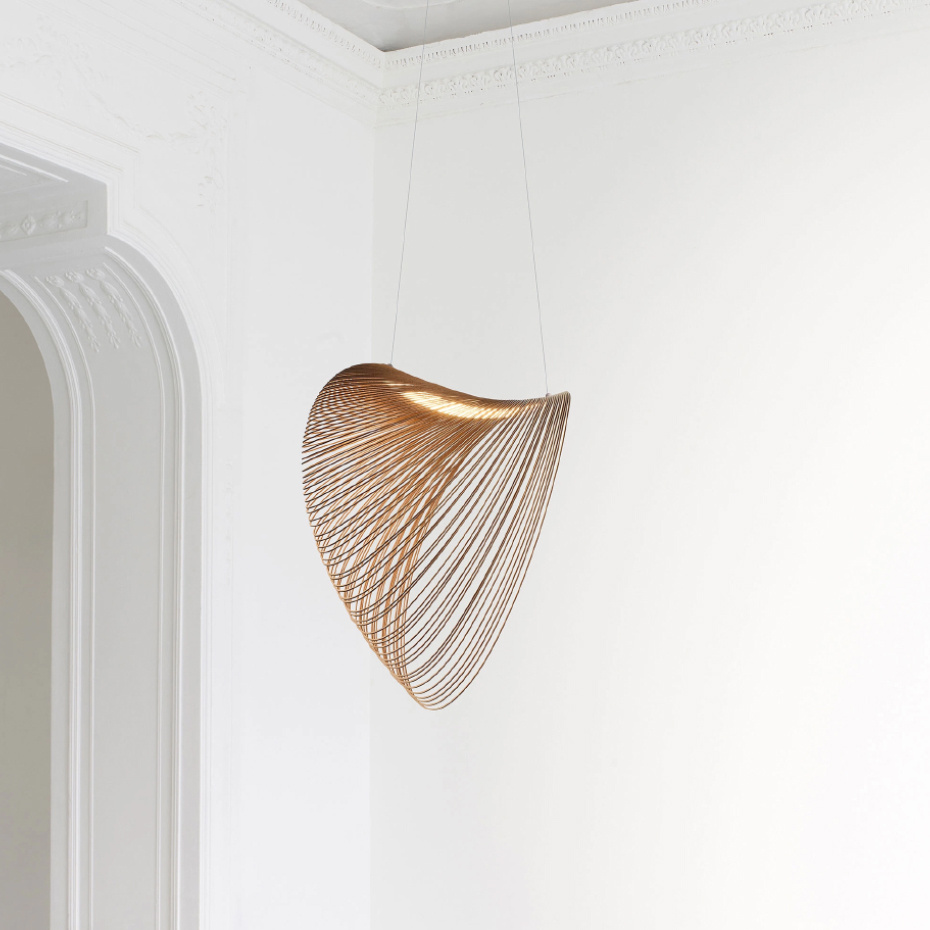 Luceplan Illan D82S2 Pendel Ø80cm Birch