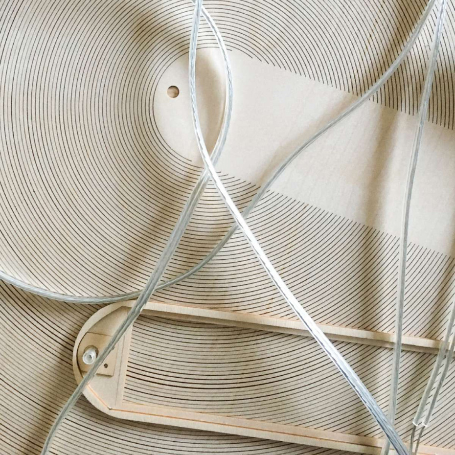 Luceplan Illan D82S2 Pendel Ø80cm Birch