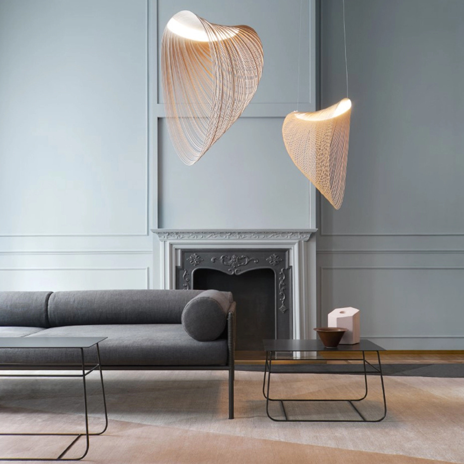 Luceplan Illan D82S3 Pendel Ø100cm Birch