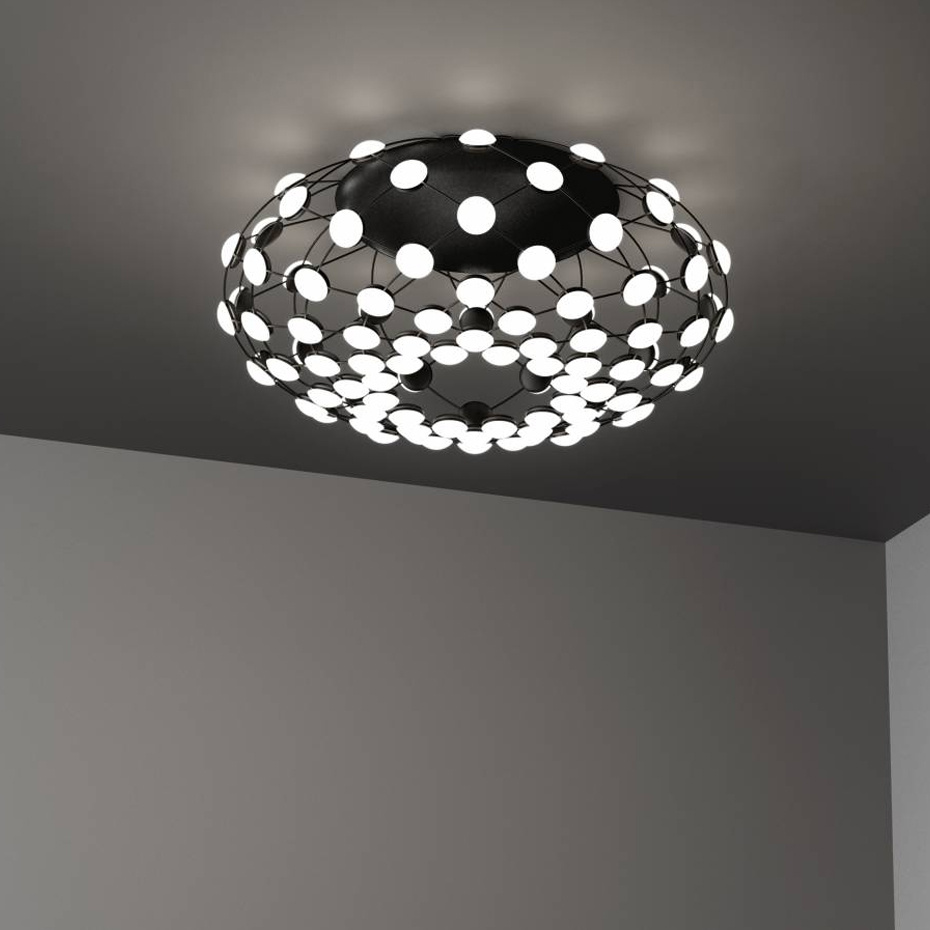 Mesh D86PLN Taklampa Ø72cm Black