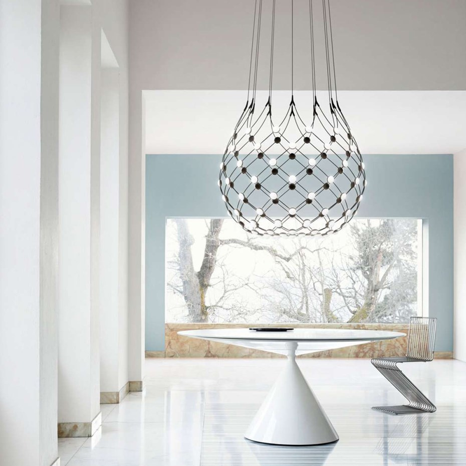 Mesh D86KW085B Wireless Pendel Ø80cm Black 5m