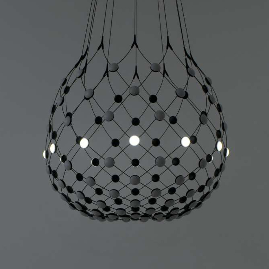 Mesh D86KW101B Wireless Pendel Ø100cm Black
