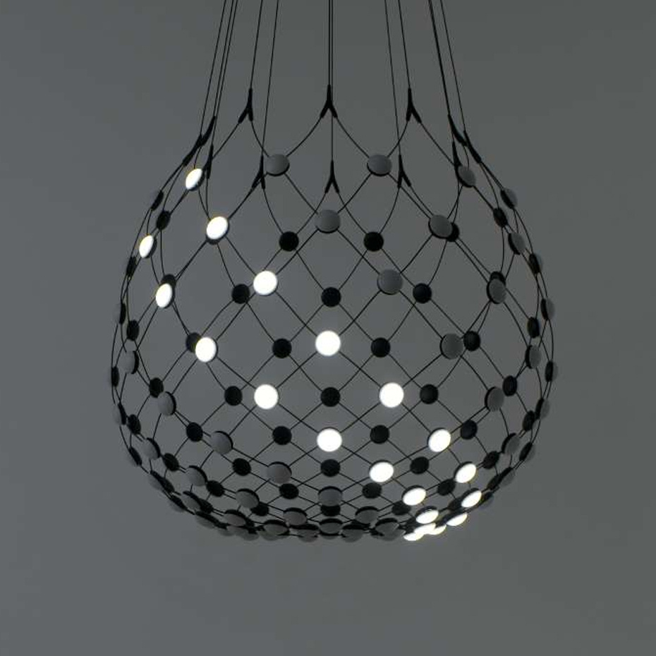 Mesh D86KW105B Wireless Pendel Ø100cm Black 5m