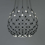 Mesh D86KW105B Wireless Pendel Ø100cm Black 5m Mesh D86KW105B Wireless Pendel Ø100cm Black 5m