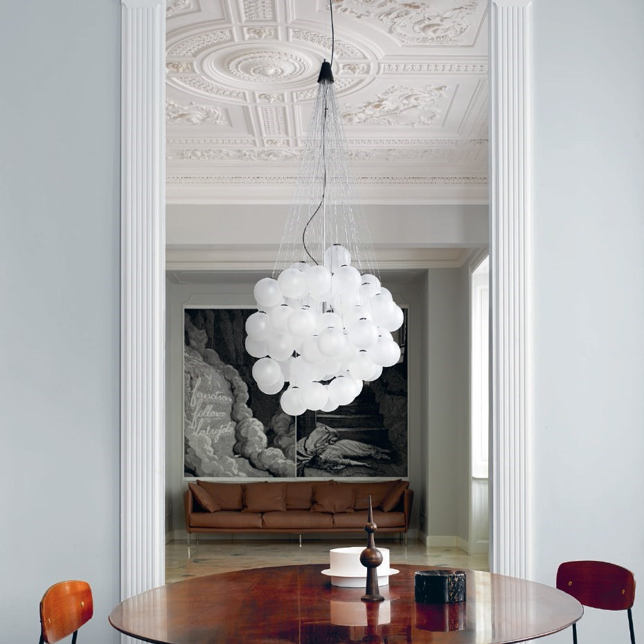 Stochastic D87CW1 Pendel 72 Spheres Opal White