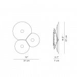 Luceplan Bulbullia D95A3 Taklampa/Vägglampa Matt White Luceplan Bulbullia D95A3 Taklampa/Vägglampa Matt White