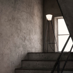 KH#100 Golvlampa Svart/Opalglas KH#100 Golvlampa Svart/Opalglas