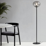 Alton Golvlampa Svart/Rökfärgad Alton Golvlampa Svart/Rökfärgad