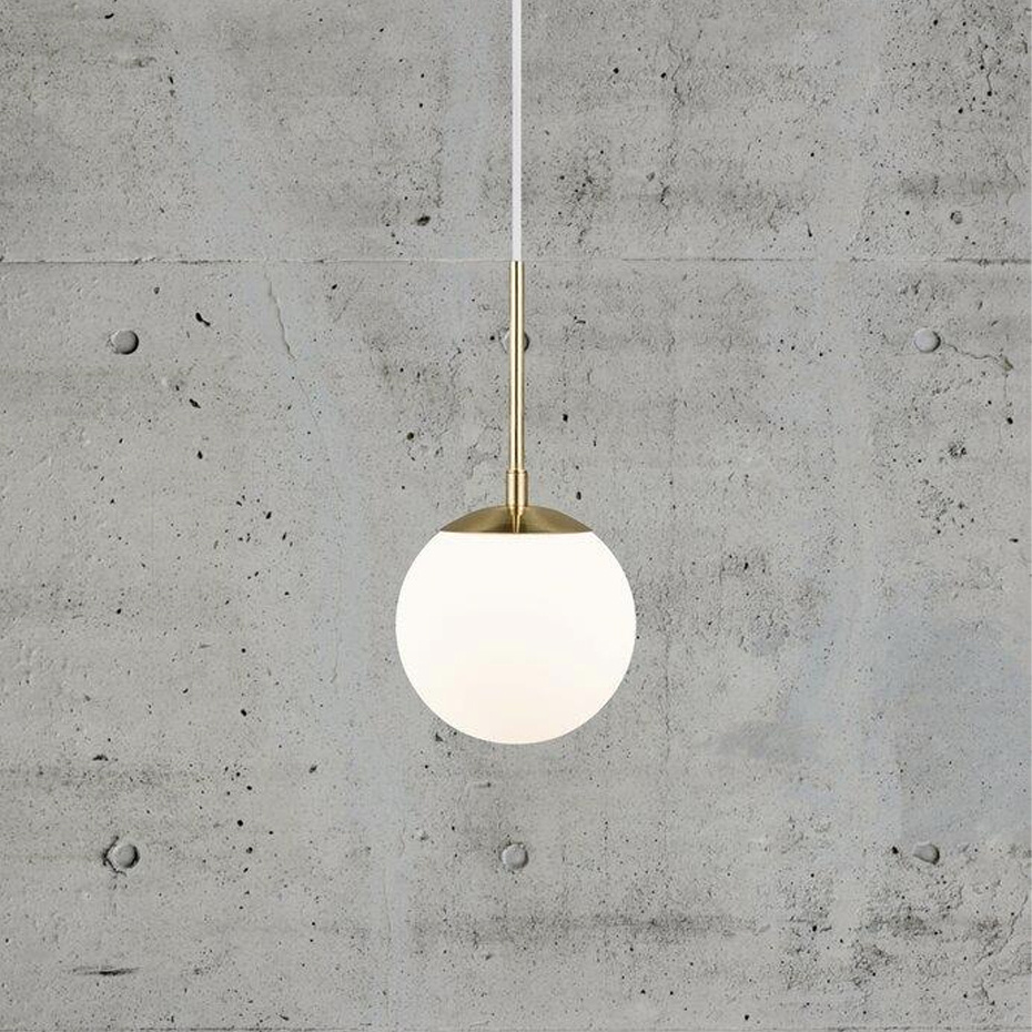 Grant 15 Pendel Mässing/Opalglas