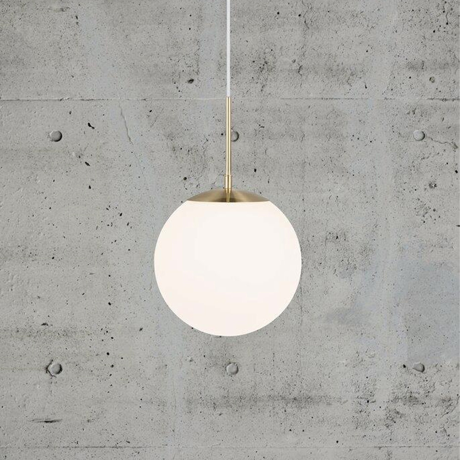 Grant 25 Pendel Mässing/Opalglas