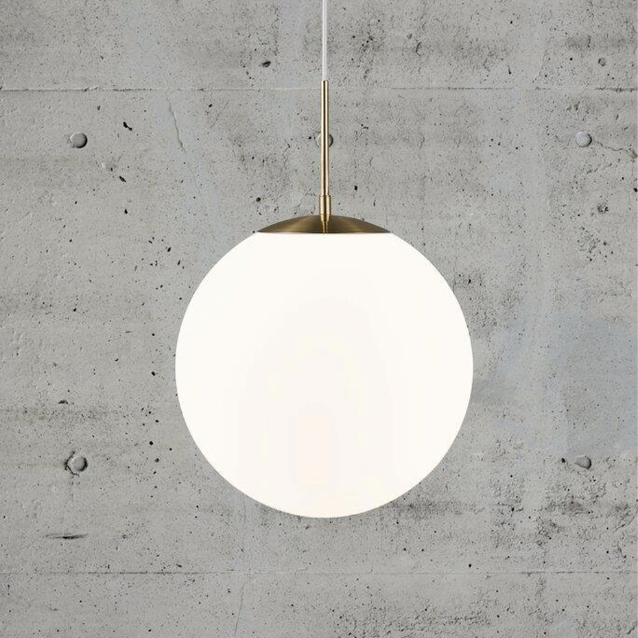 Grant 35 Pendel Mässing/Opalglas