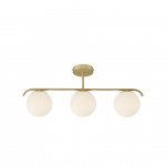 Grant 3 Taklampa Mässing/Opalglas Grant 3 Taklampa Mässing/Opalglas