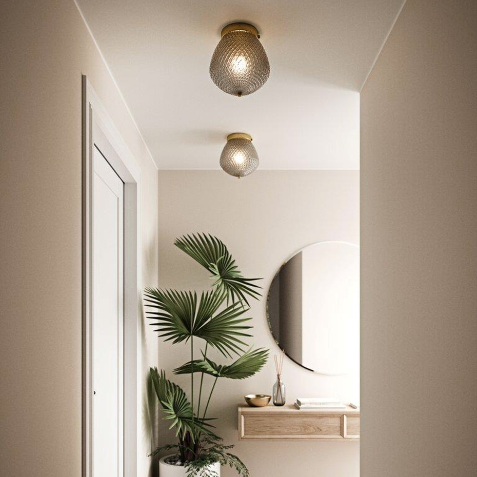 Orbiform Plafond Mässing/Rökfärgad