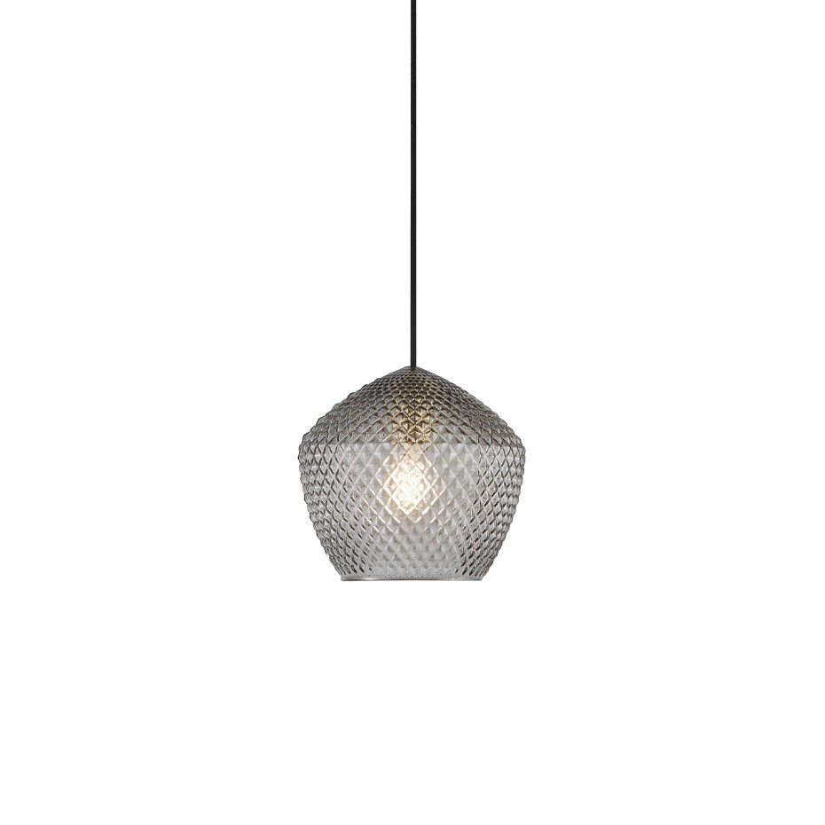 Orbiform Pendel Mässing/Rökfärgad