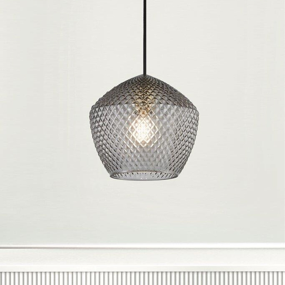 Orbiform Pendel Mässing/Rökfärgad