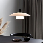 Verona Pendel Svart/Opalglas Verona Pendel Svart/Opalglas