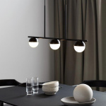 Contina 3 Pendel Svart/Opalglas Contina 3 Pendel Svart/Opalglas