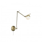 Contina Vägglampa Mässing/Opalglas Contina Vägglampa Mässing/Opalglas