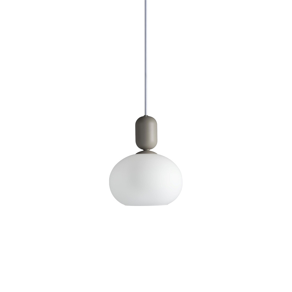 Notti Pendel Grå/Opalglas