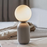 Notti Bordslampa Grå/Opalglas Notti Bordslampa Grå/Opalglas