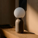 Notti Bordslampa Ljusbrun/Opalglas Notti Bordslampa Ljusbrun/Opalglas