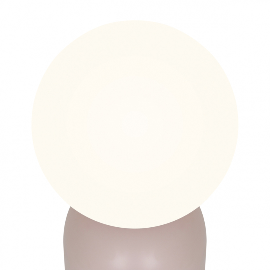 Notti Bordslampa Puderrosa/Opalglas