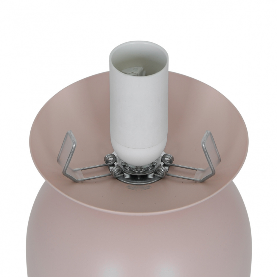 Notti Bordslampa Puderrosa/Opalglas