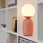 Notti Bordslampa Terracotta/Opalglas