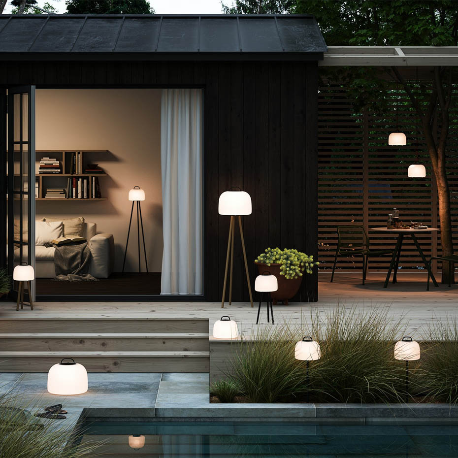 Kettle To-Go 36 Portabel Lampa Svart