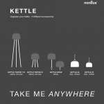 Kettle To-Go 36 Portabel Lampa Svart Kettle To-Go 36 Portabel Lampa Svart