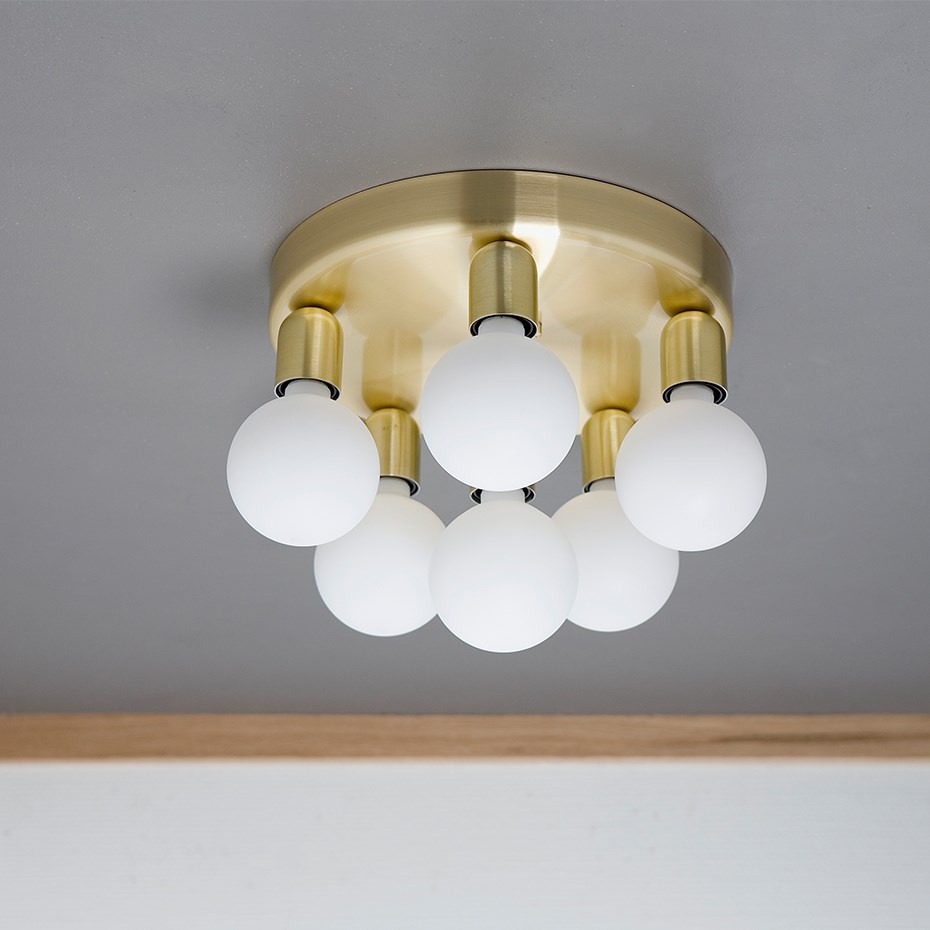 Regal Plafond Ø32cm Mässing IP21