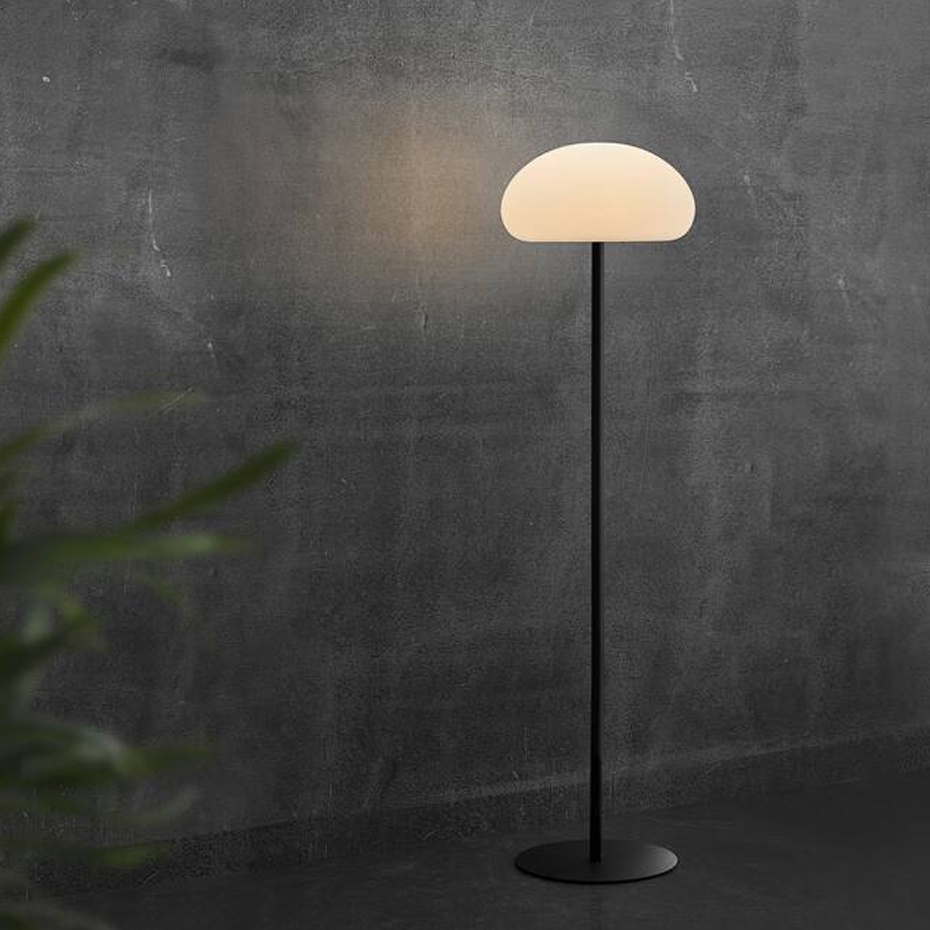 Sponge 34 Portabel Golvlampa Svart/Opal
