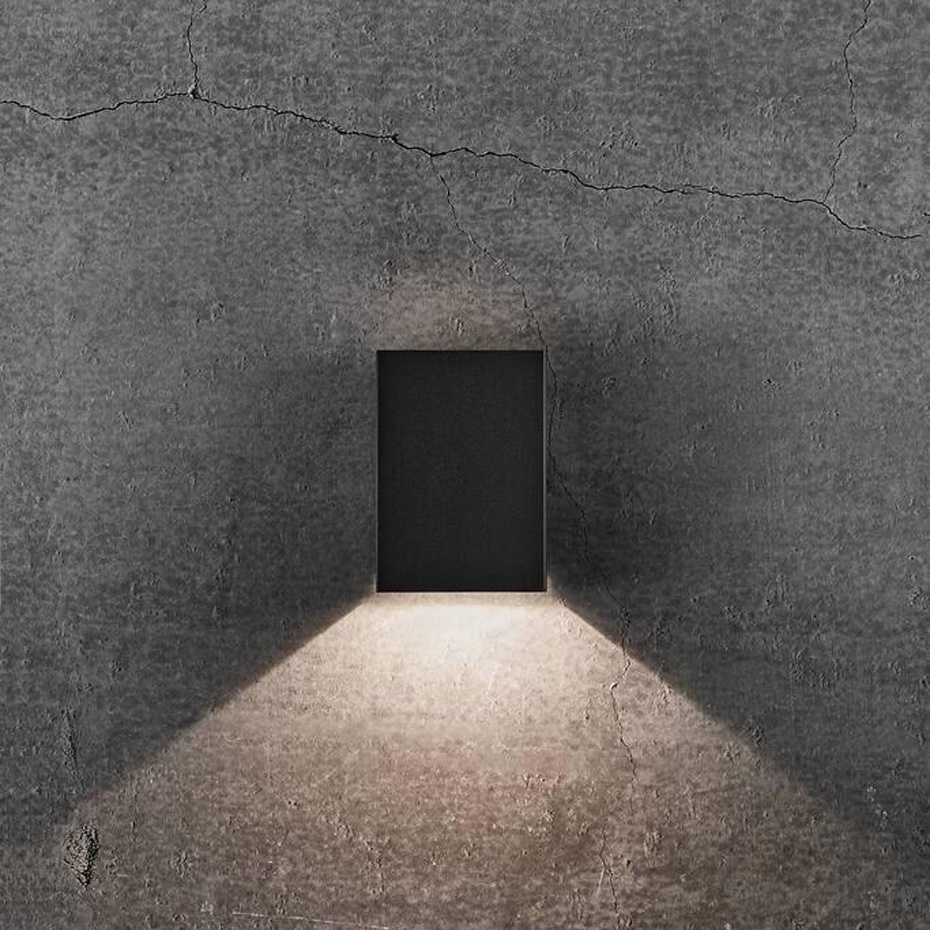 Fold 10 Vägglampa LED Svart