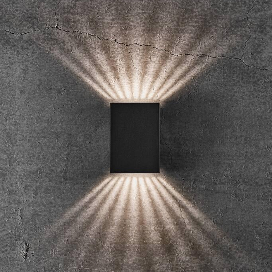 Fold 10 Vägglampa LED Svart