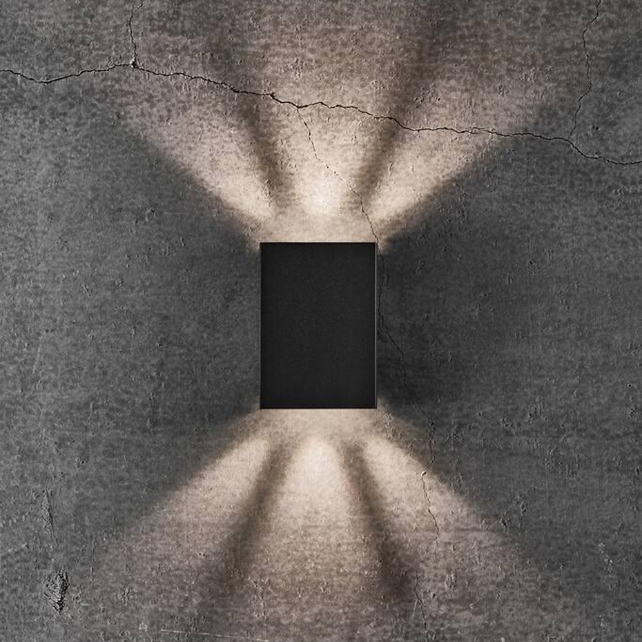 Fold 10 Vägglampa LED Svart